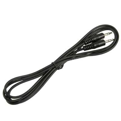 Aux-Kabel, 3,5 mm Stecker Mini-Klinke Stereo-Audiokabel, Länge: 1,5m, Länge: 1,5m (Schwarz)