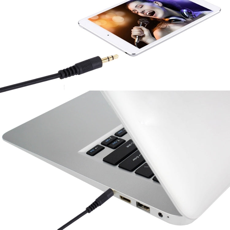 Aux-Kabel, 3,5 mm Stecker Mini-Klinke Stereo-Audiokabel, Länge: 5m (Schwarz + vergoldeter Stecker), Länge: 5m Schwarz, (vergoldet)