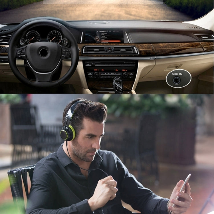 Aux-Kabel, 3,5 mm Stecker Mini-Klinke Stereo-Audiokabel, Länge: 5m (Schwarz + vergoldeter Stecker), Länge: 5m Schwarz, (vergoldet)