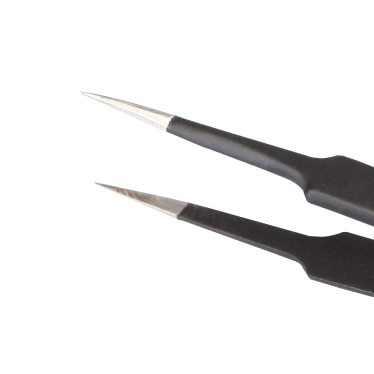 BEST BST-204ESD 202 Edelstahl Antistatische Spitzen-Pinzette, BST-204ESD