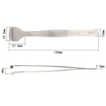 BEST BST-91-6T SA Professionelle Edelstahl Wafer-Pinzette für Siliziumwafer, BST-91-6T