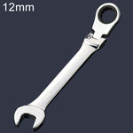 12mm Doppelzweck Öffnungs-Pflaumen-Ratschen-Winkel-Schlüssel, Länge: 16,5cm, 12mm