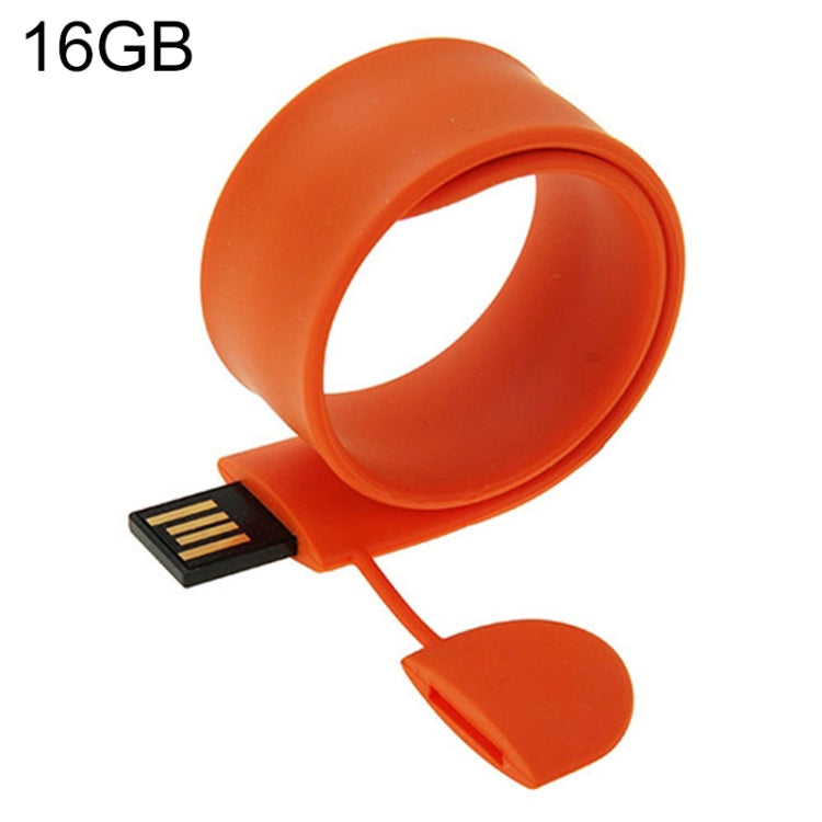 Silikonarmband USB-Flash-Laufwerk mit 16GB Speicher, 16GB, 16GB (Orange), 16GB (Pink), 16GB (Lila)