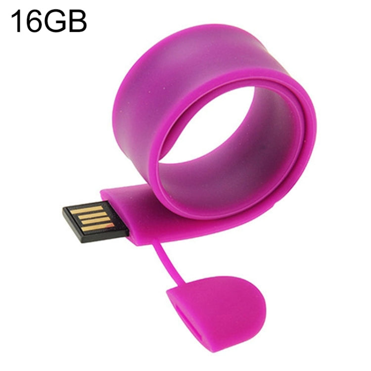 Silikonarmband USB-Flash-Laufwerk mit 16GB Speicher, 16GB, 16GB (Orange), 16GB (Pink), 16GB (Lila)