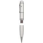 3-in-1 Laser Stift Stil USB-Stick, Silber (8GB), 8GB (Silber)
