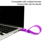 8GB Silikonarmband USB 2.0 Flash-Laufwerk, 8GB (Schwarz)