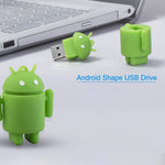 Android-Roboter-Stil USB-Flash-Laufwerk (Grün), 2GB