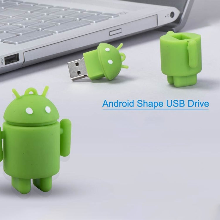Android-Roboter-Stil USB-Flash-Laufwerk (Grün), 2GB