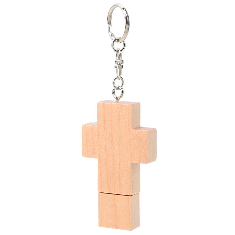 8 GB USB-Flash-Laufwerk im Holz-Kreuz-Stil, 2GB, 4GB, 8GB