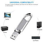 2GB Metall Schlüsselanhänger Stil USB 2.0 Flash Laufwerk (Grau), 2GB (Grau)