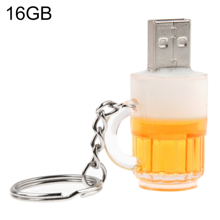 Bier-Schlüsselanhänger USB-Stick mit 16GB Speicher, 16GB