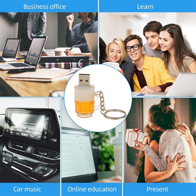 Bier-Schlüsselanhänger USB-Stick mit 16GB Speicher, 16GB