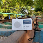 Multifunktionale tragbare Solar- / Kurbel-Dynamo Power LED Taschenlampe mit AM/FM Radio & Handy-Ladegerät, RD369