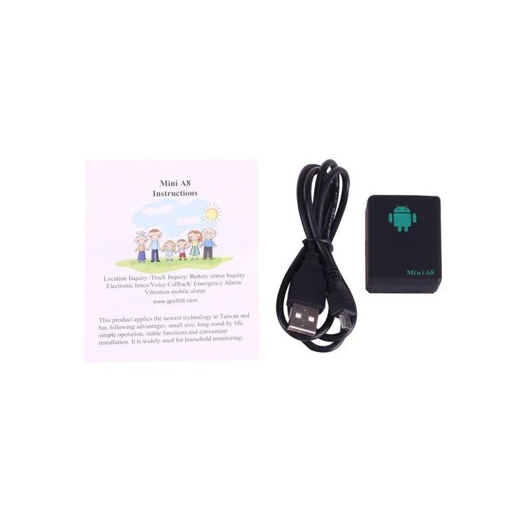 TRACKER Mini A8 Echtzeit 4 Bänder Global Locator GSM/GPRS Tracker Ortungsgerät für Personen