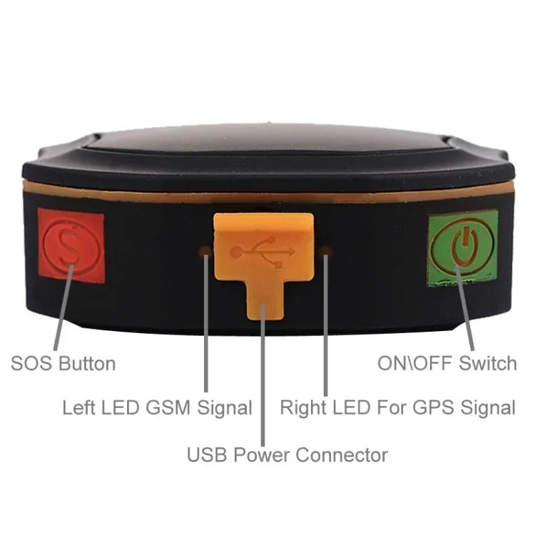 KH-109 IPX6 Wasserdichter kleiner GPS-Tracker für Haustiere / Kinder mit SOS-Paniktaste, KH-109
