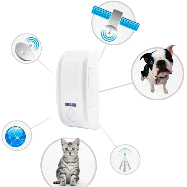 KH-909 Universeller, wasserdichter GPS-Tracker (IPX6) für Haustiere, Kinder und Senioren, KH-909 Weiß + Schwarz, KH-909 Weiß + Blau