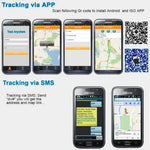 KH-909 Universeller, wasserdichter GPS-Tracker (IPX6) für Haustiere, Kinder und Senioren, KH-909 Weiß + Schwarz, KH-909 Weiß + Blau