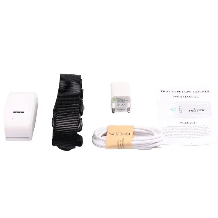 KH-909 Universeller, wasserdichter GPS-Tracker (IPX6) für Haustiere, Kinder und Senioren, KH-909 Weiß + Schwarz, KH-909 Weiß + Blau