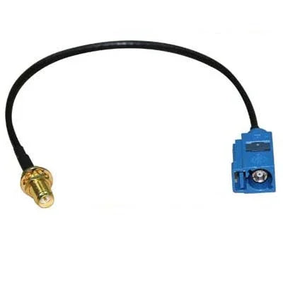 Fakra C Stecker auf RP-SMA Buchse Adapterkabel / Antennenanschluss, Fakra C Stecker auf RP-SMA Buchse