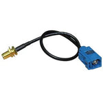 Fakra C Stecker auf RP-SMA Buchse Adapterkabel / Antennenanschluss, Fakra C Stecker auf RP-SMA Buchse