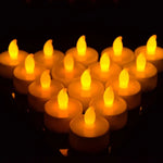 15 Stück flammenlose LED-Teelichter, elektrische Kerzen
