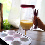 900 ml Teigspender Cupcake-Messbecher, Rosa