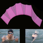 Silikon Schwimmflossen Handschuh Flossen Trainingshandschuhe, M, Größe: M Grün, Größe: M Blau, Größe: M Magenta