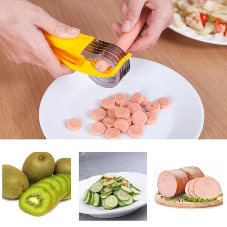 LsCook Küchenwerkzeug Bananenschneider für Obstsalat, Bananenschneider