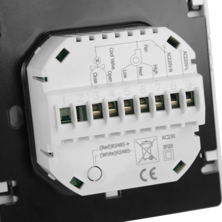 LCD Display Klimaanlage 2-Rohr programmierbarer Raumthermostat für Fan Coil Einheit