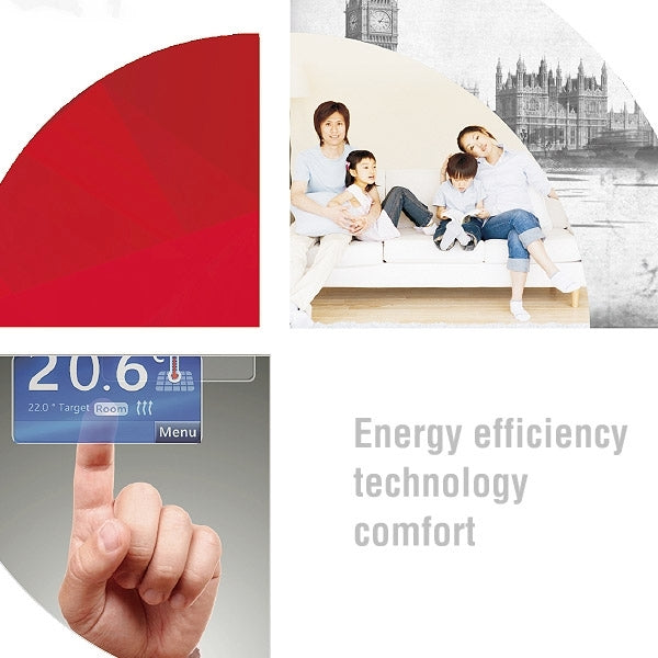 LCD Display Klimaanlage 2-Rohr programmierbarer Raumthermostat für Fan Coil Einheit