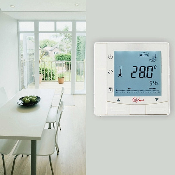 LCD Display Klimaanlage 2-Rohr programmierbarer Raumthermostat für Fan Coil Einheit