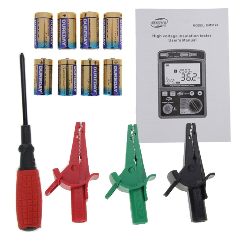 BENETECH GM3123 Hochspannungs-Isolationsprüfer, GM3123