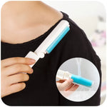 Tragbarer, abwaschbarer Mini-Haarentferner aus klebendem Silikon, Farbe zufällig, abwaschbar