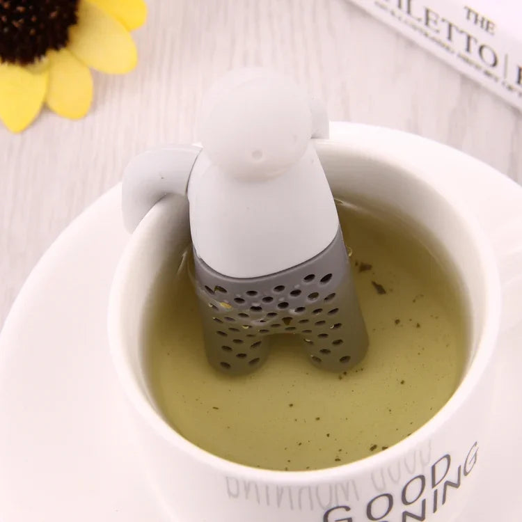 Niedlicher Mr. Tea Silikon-Tee-Ei, niedlicher Mr. Tea