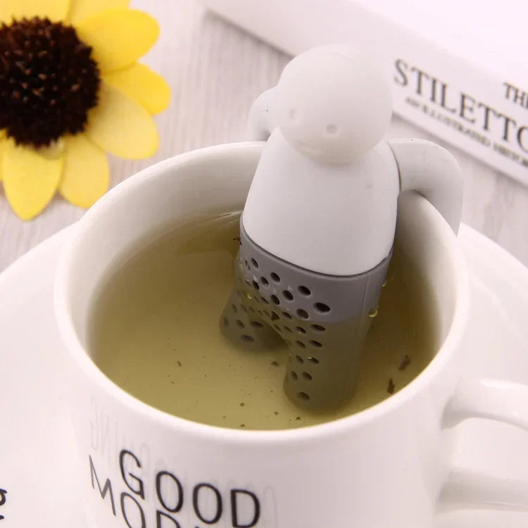 Niedlicher Mr. Tea Silikon-Tee-Ei, niedlicher Mr. Tea