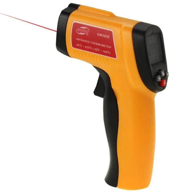BENETECH GM300E Digitales Infrarot-Thermometer mit Laserpointer, Temperaturbereich: -50-420 Grad Celsius, GM300E