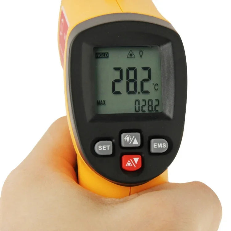 BENETECH GM300E Digitales Infrarot-Thermometer mit Laserpointer, Temperaturbereich: -50-420 Grad Celsius, GM300E