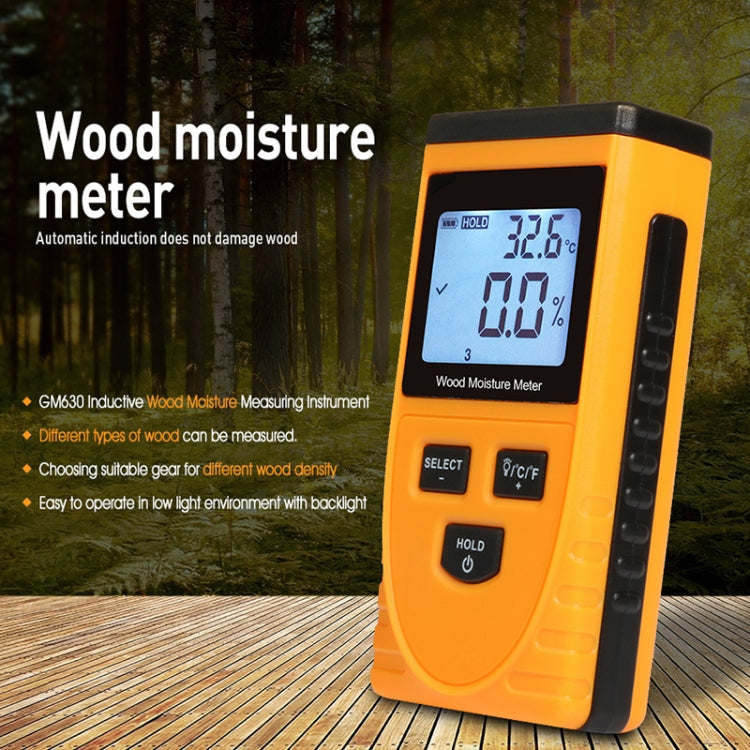 GM630 Digitales Holzfeuchtemessgerät mit LCD
