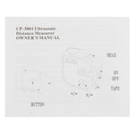 CP-3001 Ultraschall-Entfernungsmesser Laserpunkt mit 1m Maßband