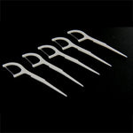 50 STK. Zahnseide-Sticks mit Faden, breit, ABS, 50 Stk.