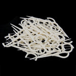 50 STK. Zahnseide-Sticks mit Faden, breit, ABS, 50 Stk.