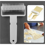 3 Stück große Leder Schneider Kunststoff Netz Messer Rollen Messer, Hob Keks / Pizza Kuchen Kruste spezielle Kuchenform, Nudelschneider 3