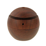 LM-X1 Wiederaufladbarer USB-Luftbefeuchter mit Holzstruktur, 3 W, Ultraschall, Aromafunktion, LM-X1