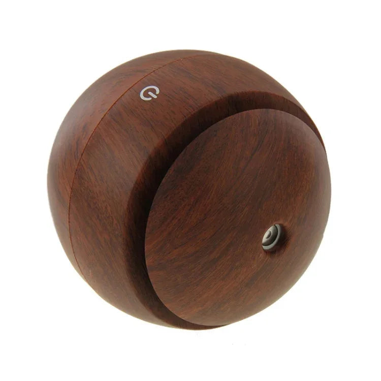 LM-X1 Wiederaufladbarer USB-Luftbefeuchter mit Holzstruktur, 3 W, Ultraschall, Aromafunktion, LM-X1