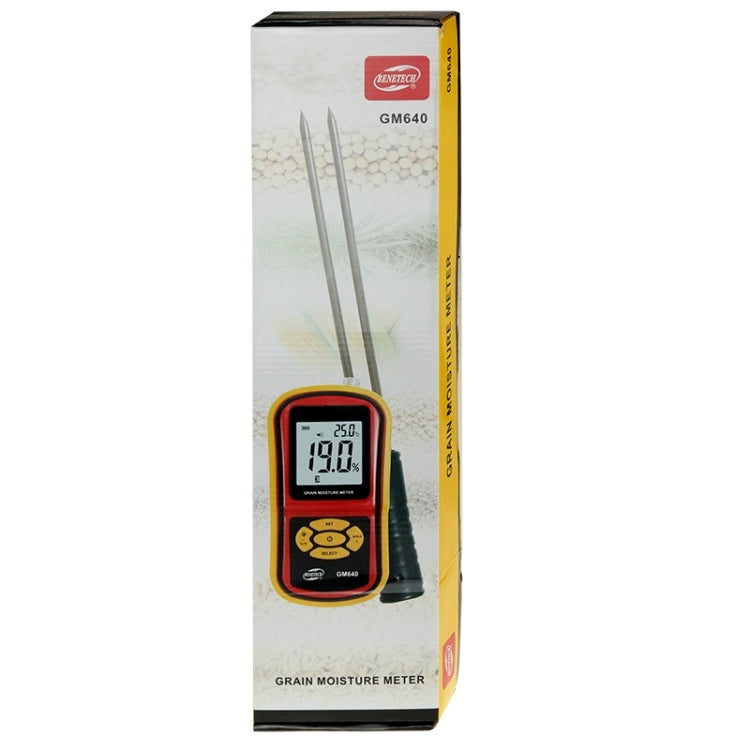 BENETECH GM640 Hochwertiges Digitales Getreidefeuchtemessgerät mit LCD-Anzeige