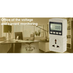 BENETECH GM86 LCD-Anzeige MAX 10A Mikro-Leistungsmesser Energiemessgerät, EU-Stecker