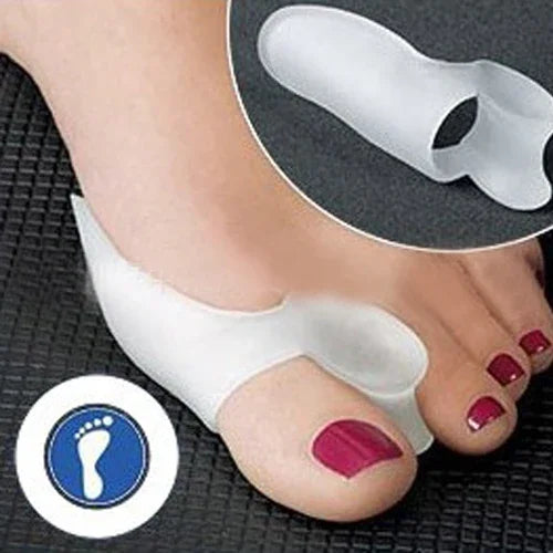 Ein Paar spezielle orthopädische Einlagen für Hallux valgus, Silikon-Schuheinlagen (ZRWC08), ZRWC08