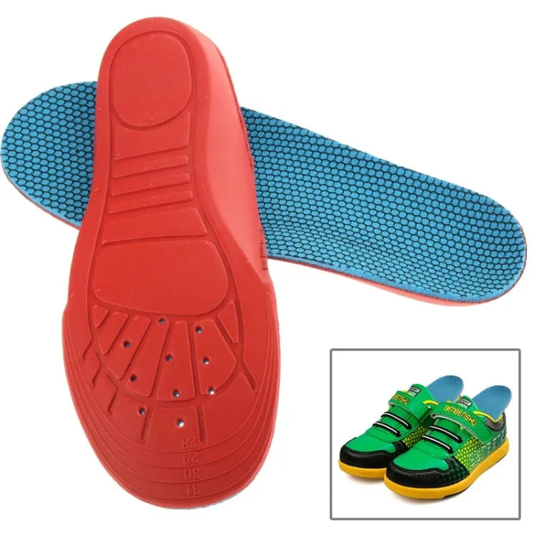 1 Paar orthopädische EVA-Schuheinlagen mit Fußgewölbestütze für Kinder, Sport- und Laufschuhe, Größe: 20 cm x 7,5 cm
