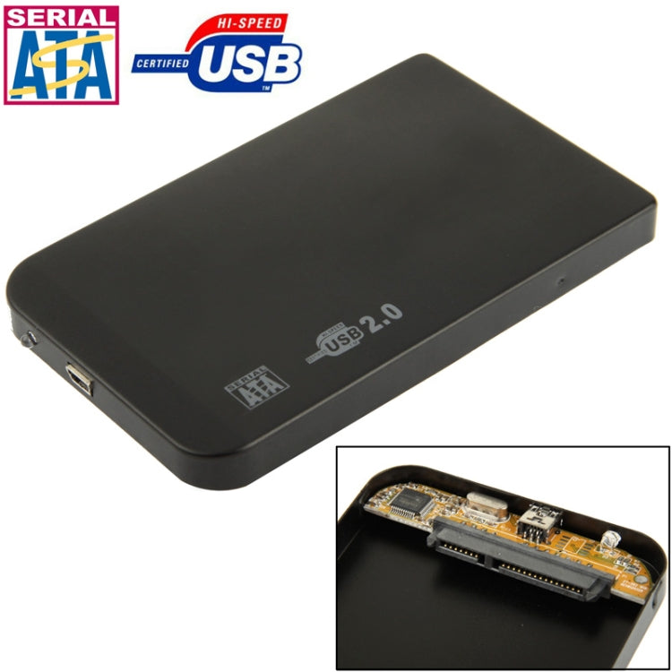 2,5 Zoll SATA HDD Externes Gehäuse, Größe: 126mm x 75mm x 13mm, SATA (Schwarz), SATA (Silber), SATA (Blau), SATA (Rot)
