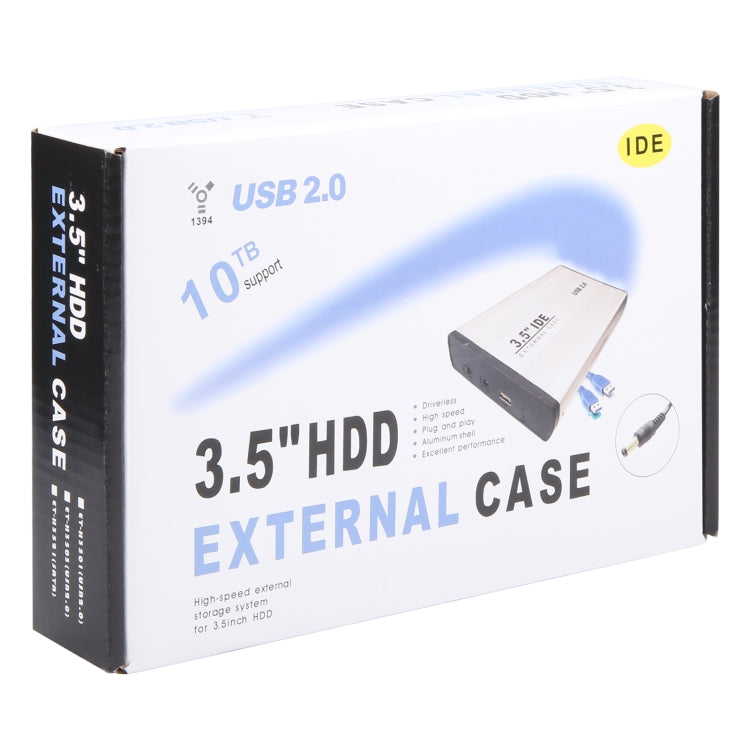 3,5 Zoll HDD Externes Gehäuse, Unterstützt IDE Festplatte, EU-Stecker, IDE (EU-Stecker), IDE (UK-Stecker)